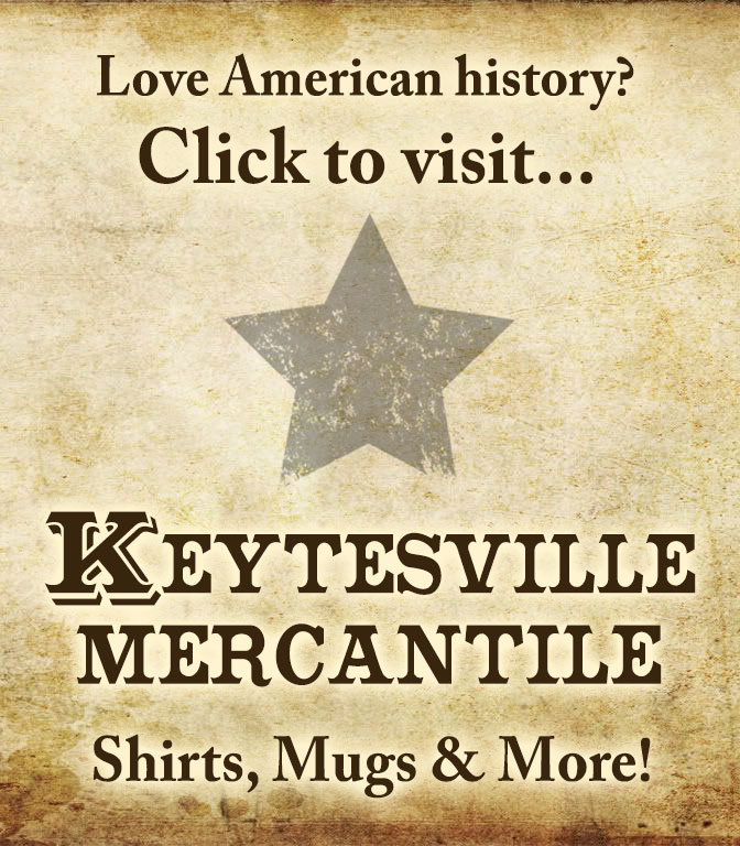 keytesville mercantile, american history, t shirts, products